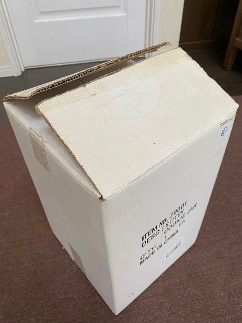 アンティーク ディズニー スティッチ陶器製クッキージャー リロアンドスティッチ