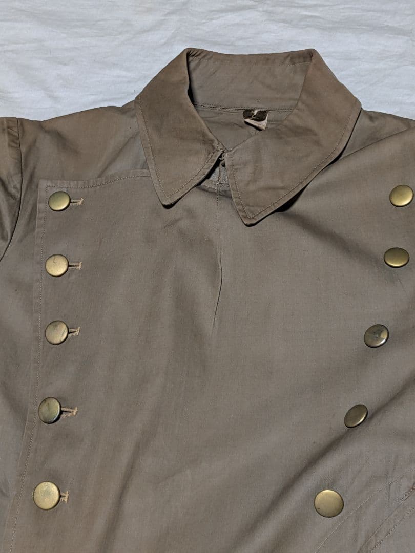 日本軍　陸軍　軍服　軍装　将校　春夏用　外套　コート　当時実物　未使用　美品