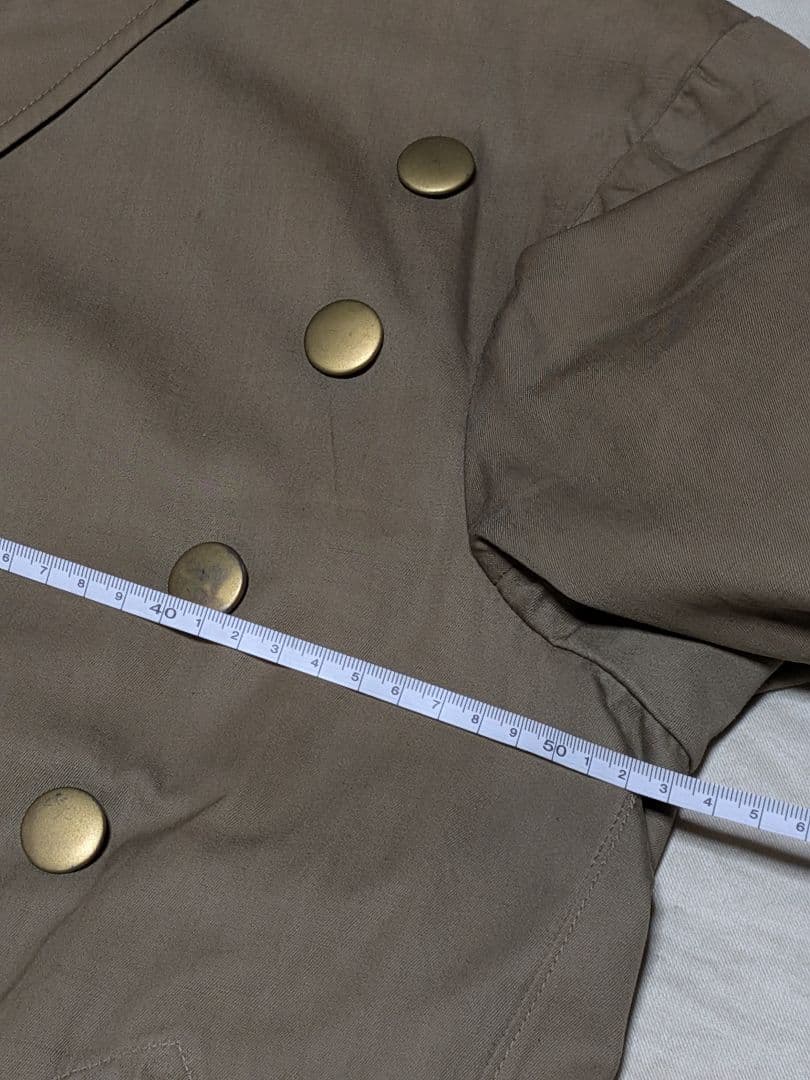 日本軍　陸軍　軍服　軍装　将校　春夏用　外套　コート　当時実物　未使用　美品