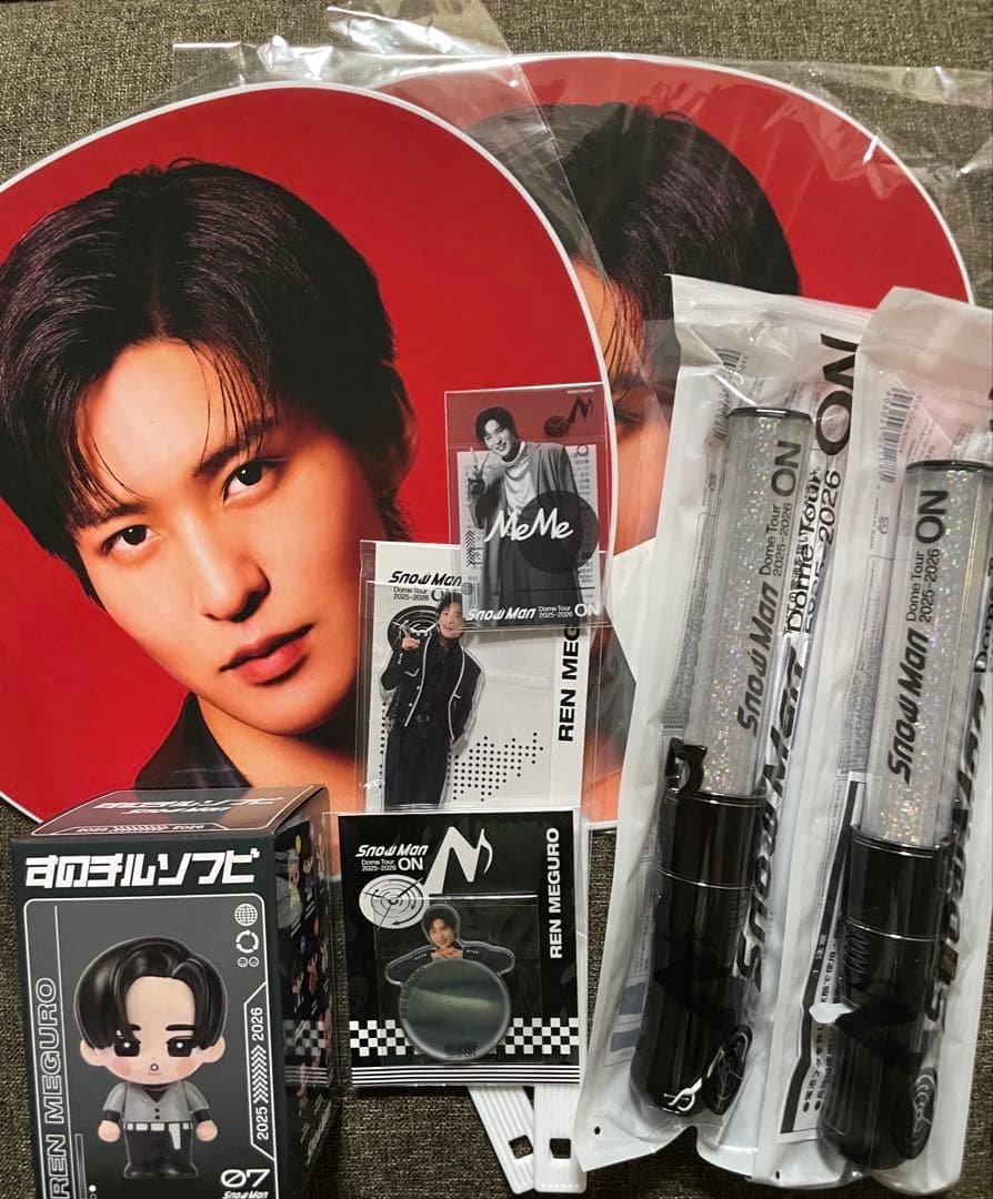 新品未開封　Man ペンライト 目黒蓮　ON ドームツアー グッズ