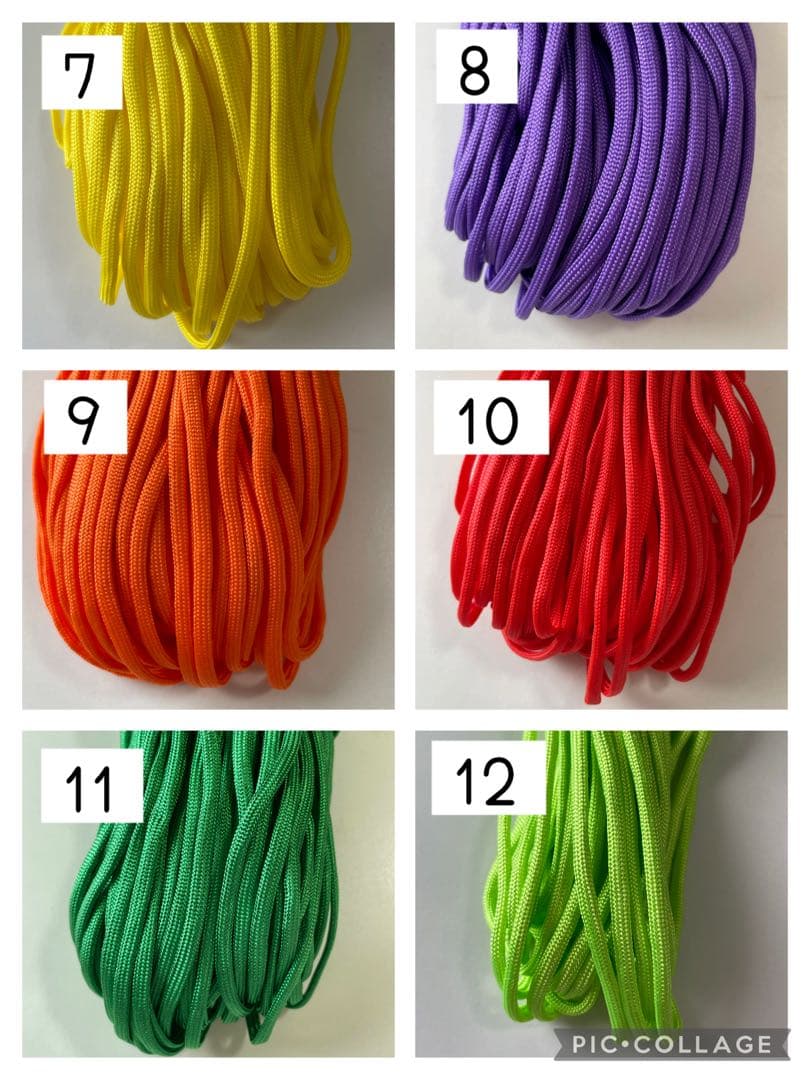 パラコード　スマホハンドストラップ　カラーオーダーページ