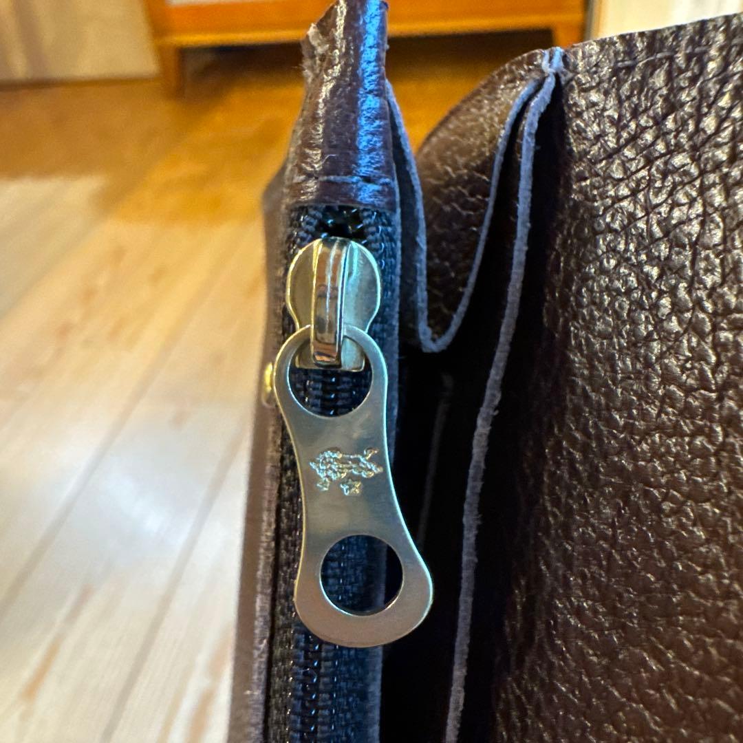 【新品】IL BISONTE ミディアムウォレット こげ茶☆