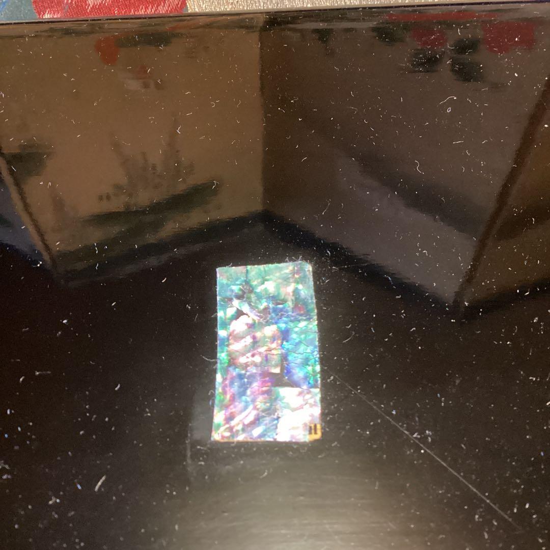 A1039 木製輪島塗　富士山　蒔絵　角盆　1枚