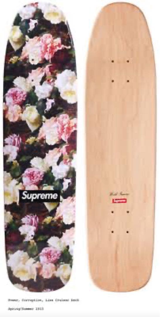 スケートボード 13ss Supreme Power Corruption Lies Deck