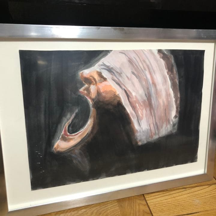 水彩画　タイトル「希望または、絶望50センチ✖️30センチです。