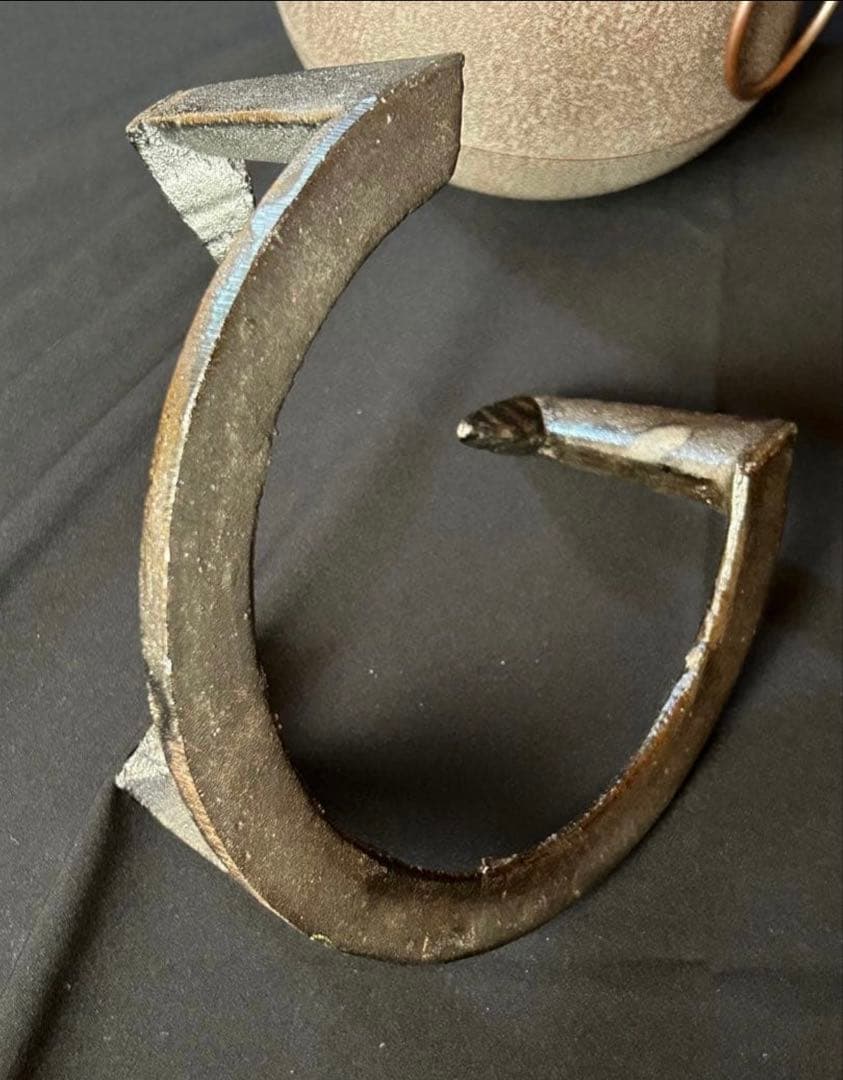 【訳あり‼️ジャンク❗️未使用‼️】茶道具3点セット　風炉・五徳・風炉釜