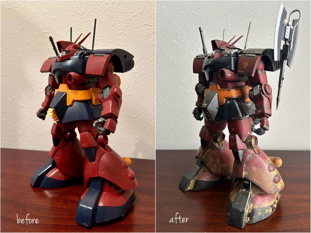 ガンプラ 【塗装済み完成品】MG 1/100 ドワッジ改 デザート・ロンメル機
