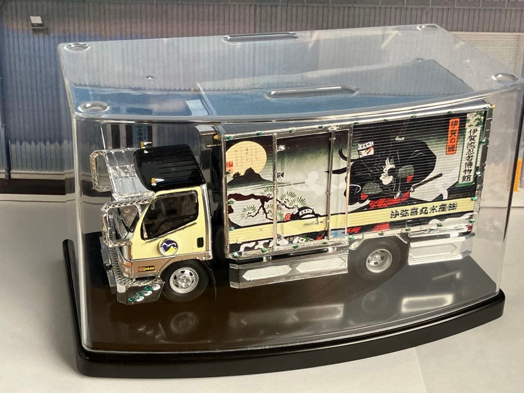 アオシマ　デコトラ風神.雷神キャンター自作改造品