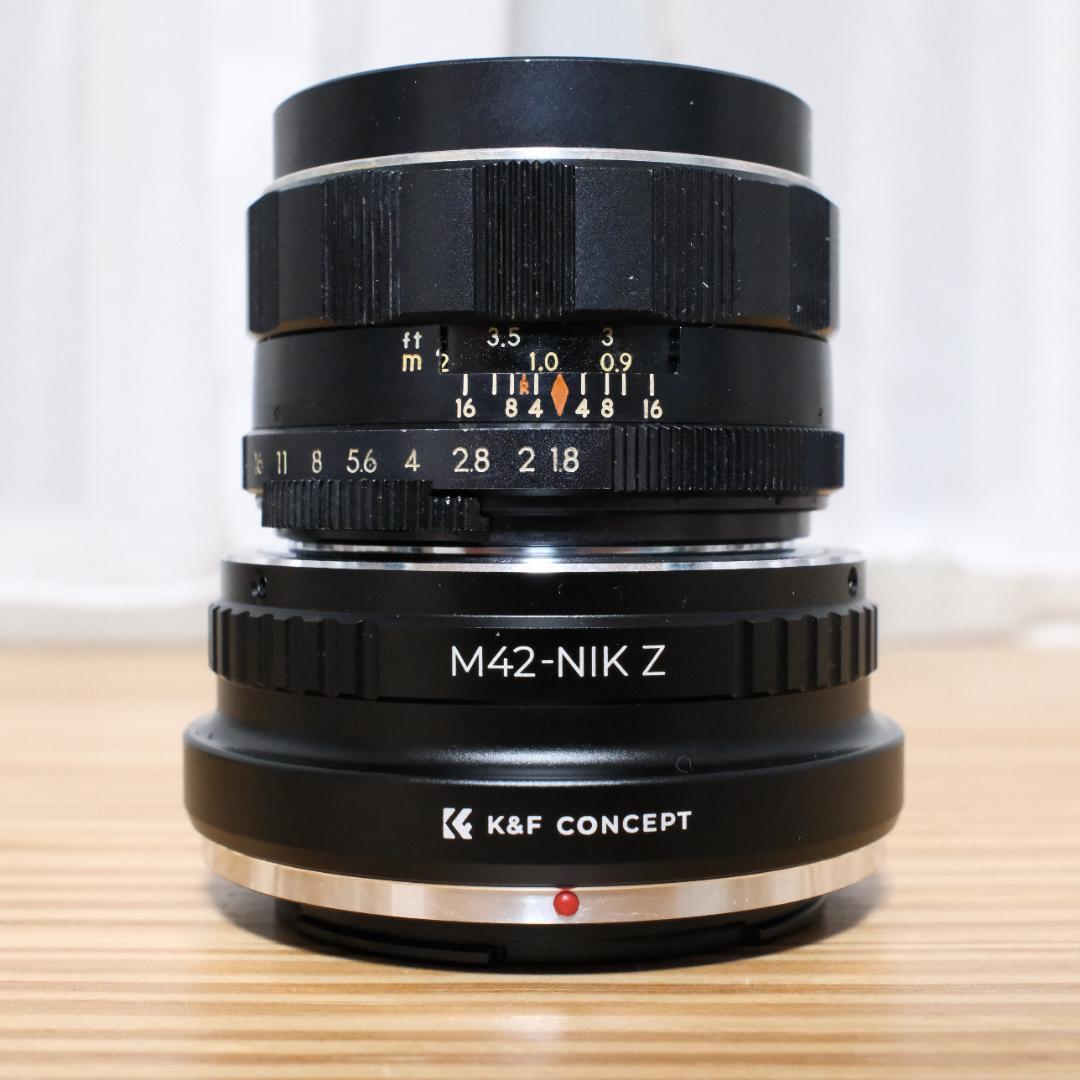 ペンタックス　Super-Takumar 55mm f/1.8 +アダプター