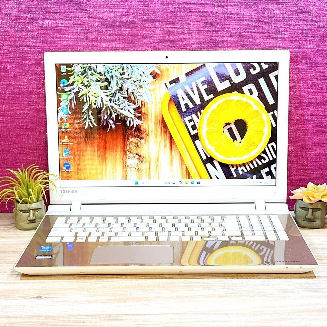 Win11✨Corei7＆8G✨すぐ使えるノートパソコン✨カメラ✨大容量✨訳あり