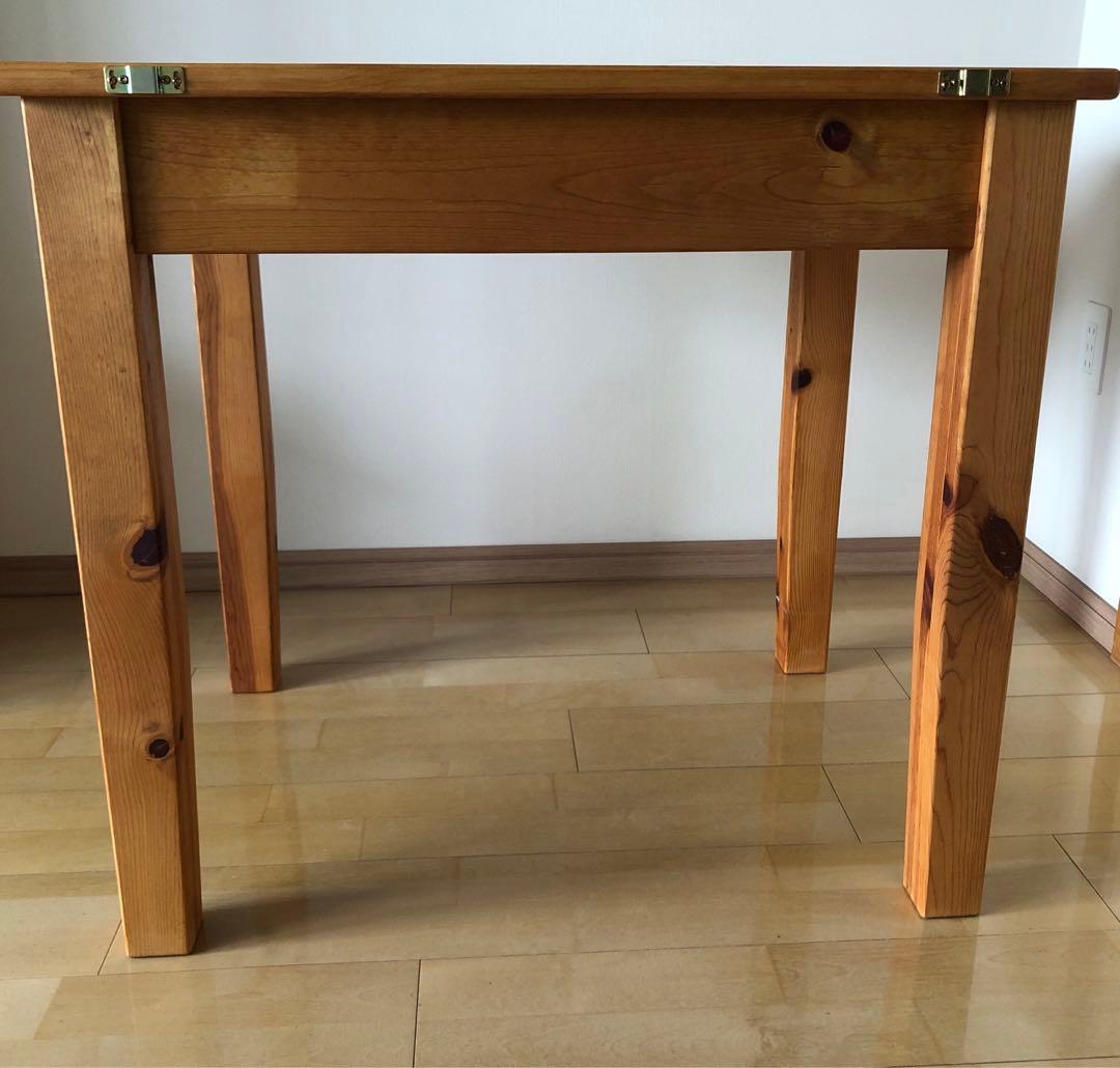 カントリー家具　本棚付きデスク