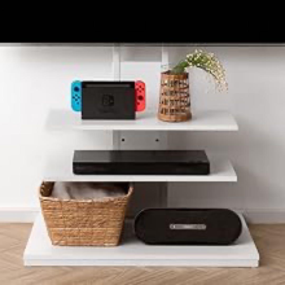 エア・リゾーム テレビ台 テレビスタンド 壁寄せ おしゃれ ホワイト