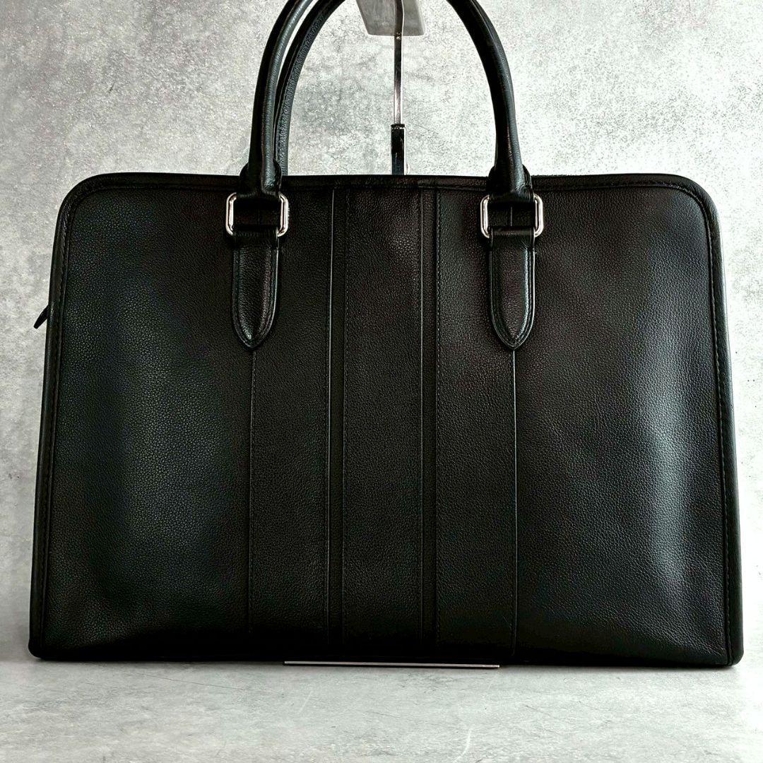 極美品 コーチ ボンド 2way ビジネスバッグ ブリーフ A4可 レザー 黒