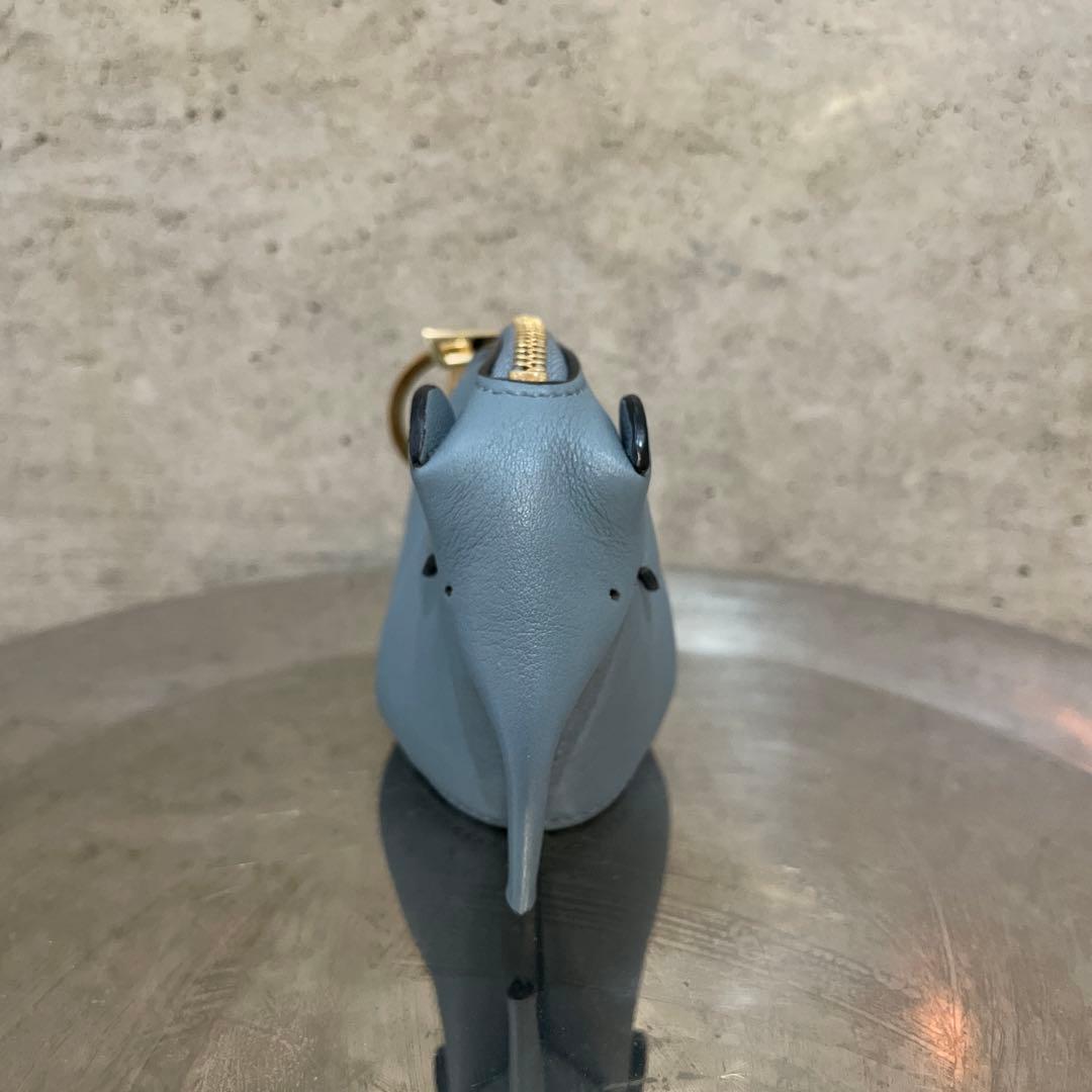 mochapanda　象の形 ケース グレー レザー