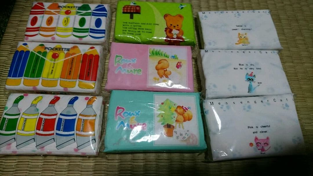 レトロ ポケットティッシュ