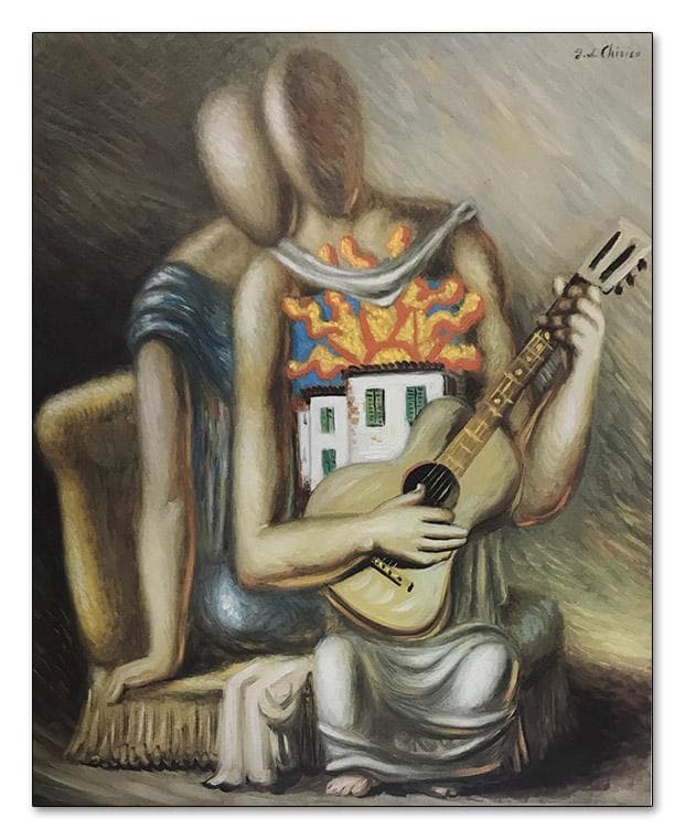 額装品/canzone/ジョルジョ デ キリコ/アートポスター