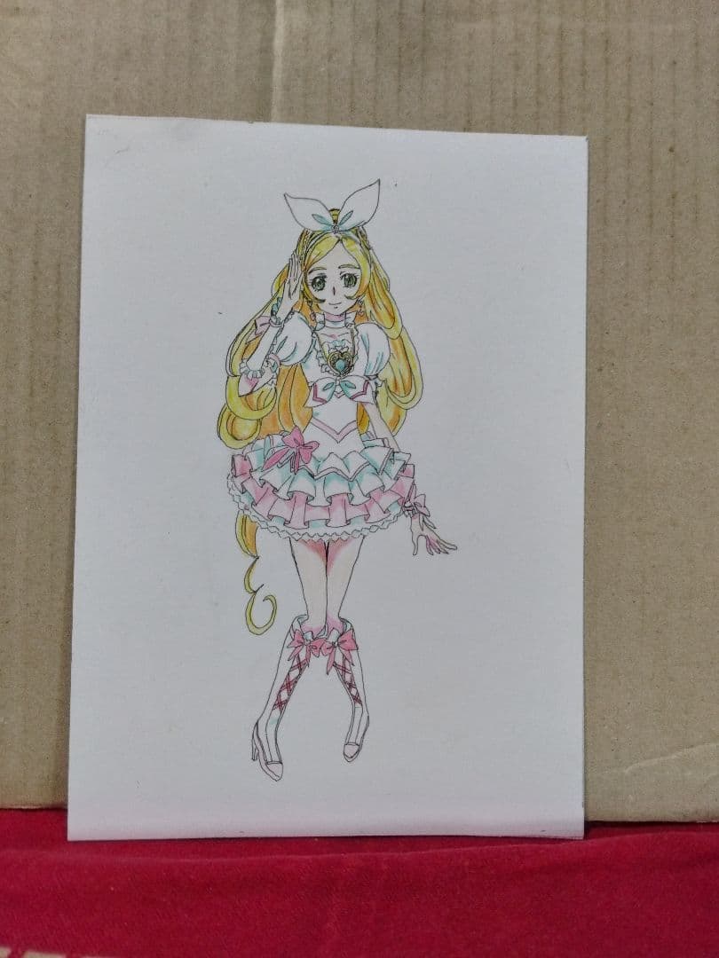 アニメスタイルのファッションイラスト