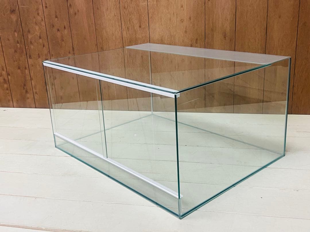 一点限定　パルダリウム水槽600×445x300㎜クリプト・ブゼファランド等に