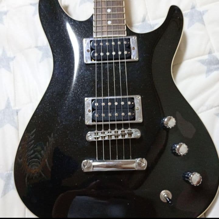 Ibanez エレキギター ブラック+クリップチューナー付き