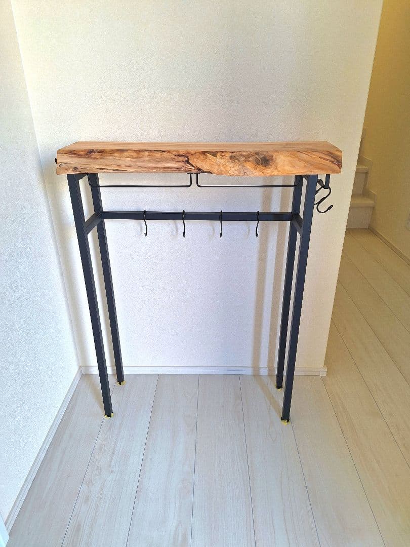 コンソールテーブル　無垢材　杉　ハンドメイド