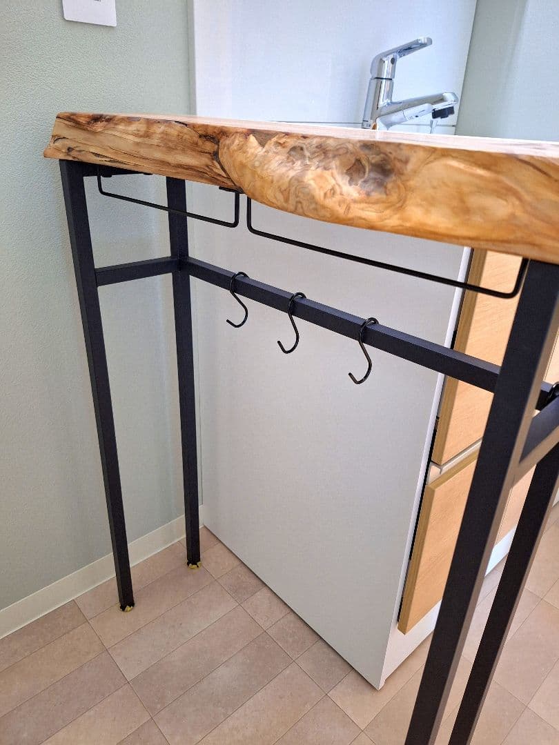 コンソールテーブル　無垢材　杉　ハンドメイド