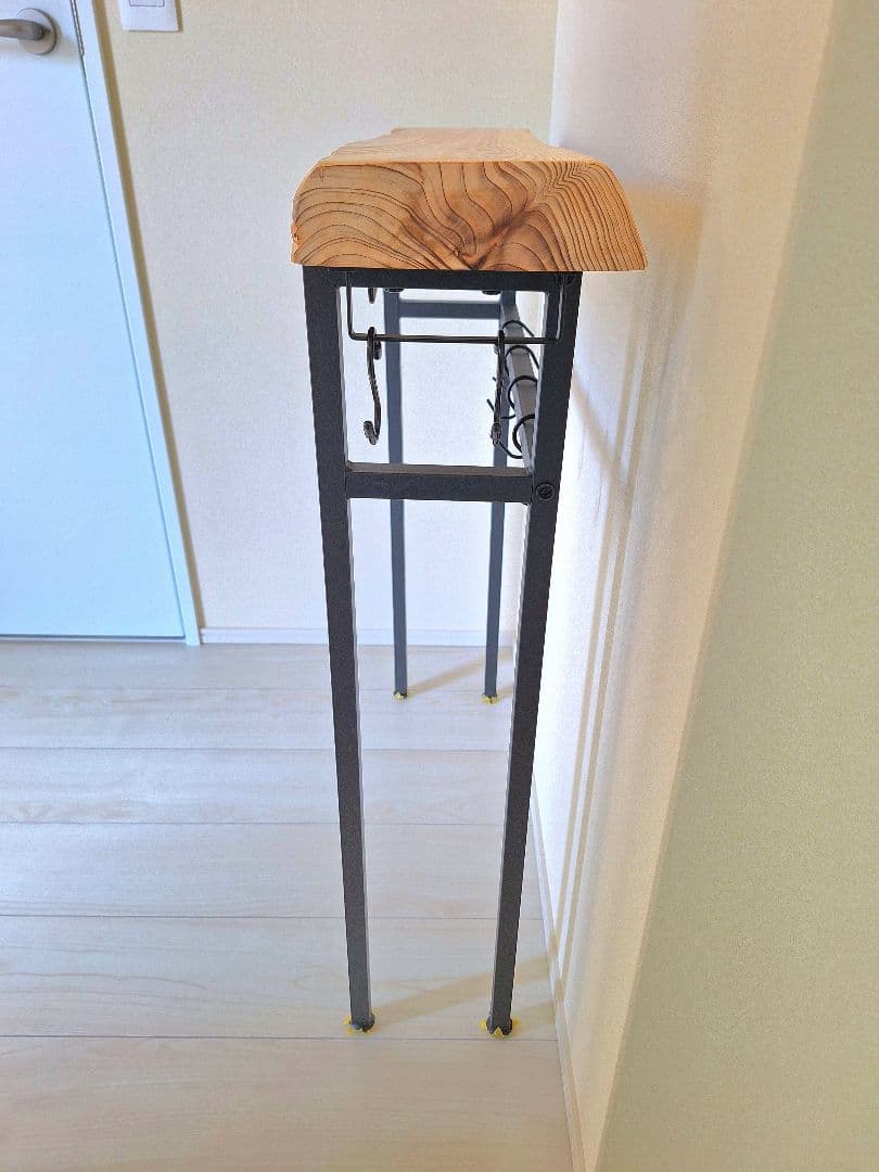 コンソールテーブル　無垢材　杉　ハンドメイド