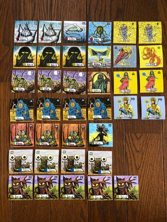 森永 地界魔伝 オムロの謎　シール37枚まとめ売り