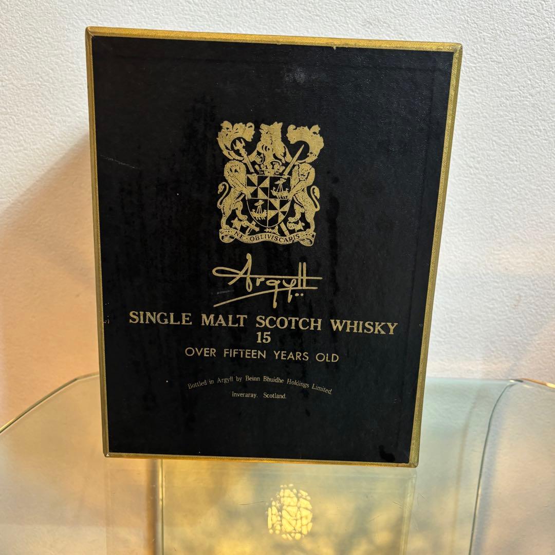 NA1980 未開栓! Argrll アーガイル シングルモルト 15年 箱付き