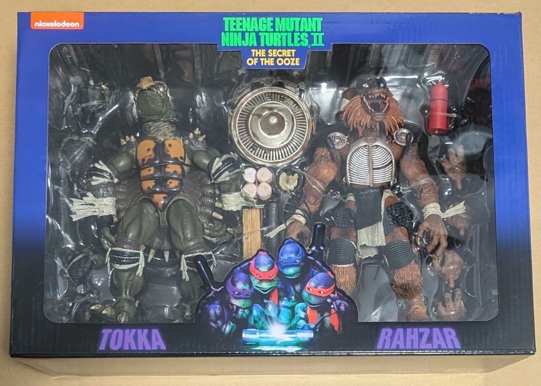 ネカ TMNT トッカ&ラザー ミュータント・タートルズ２フィギュア NECA