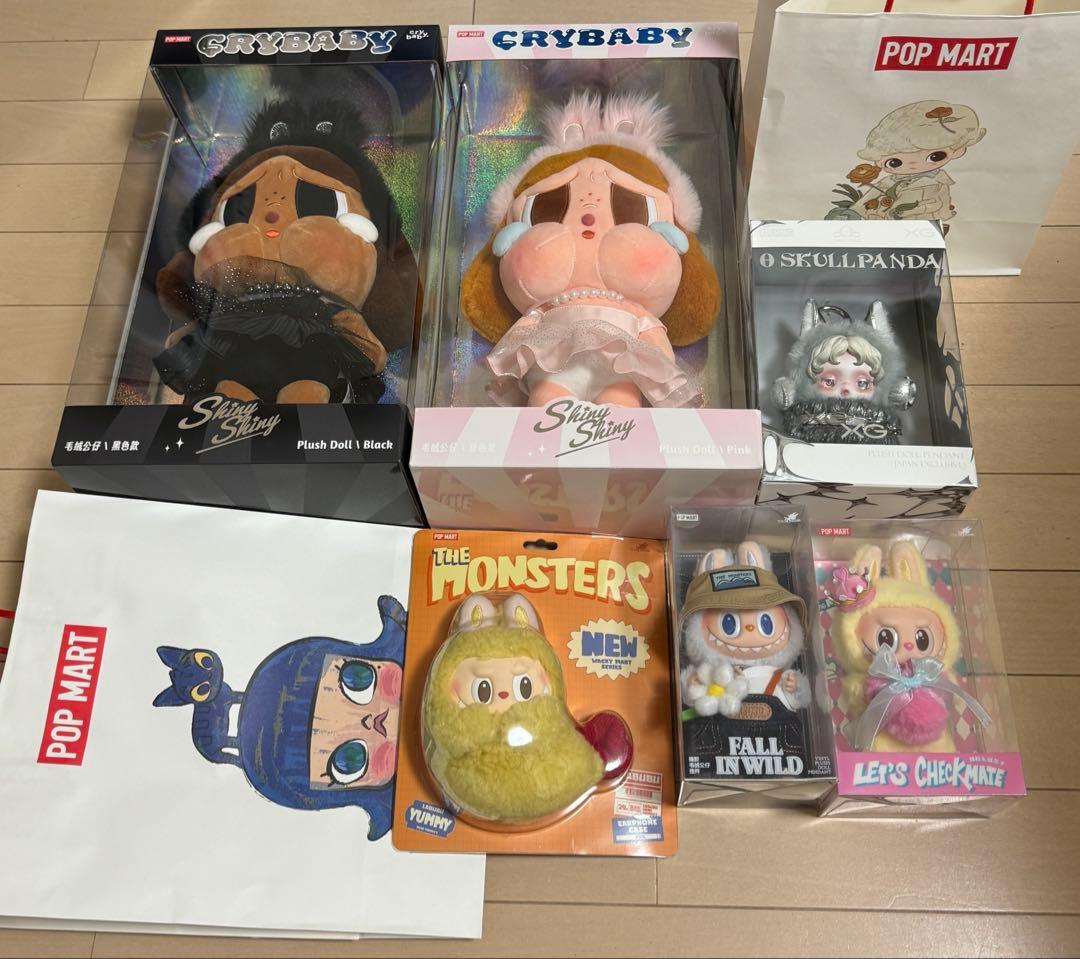 XG スカルパンダ　Labubu Cry Baby popmart