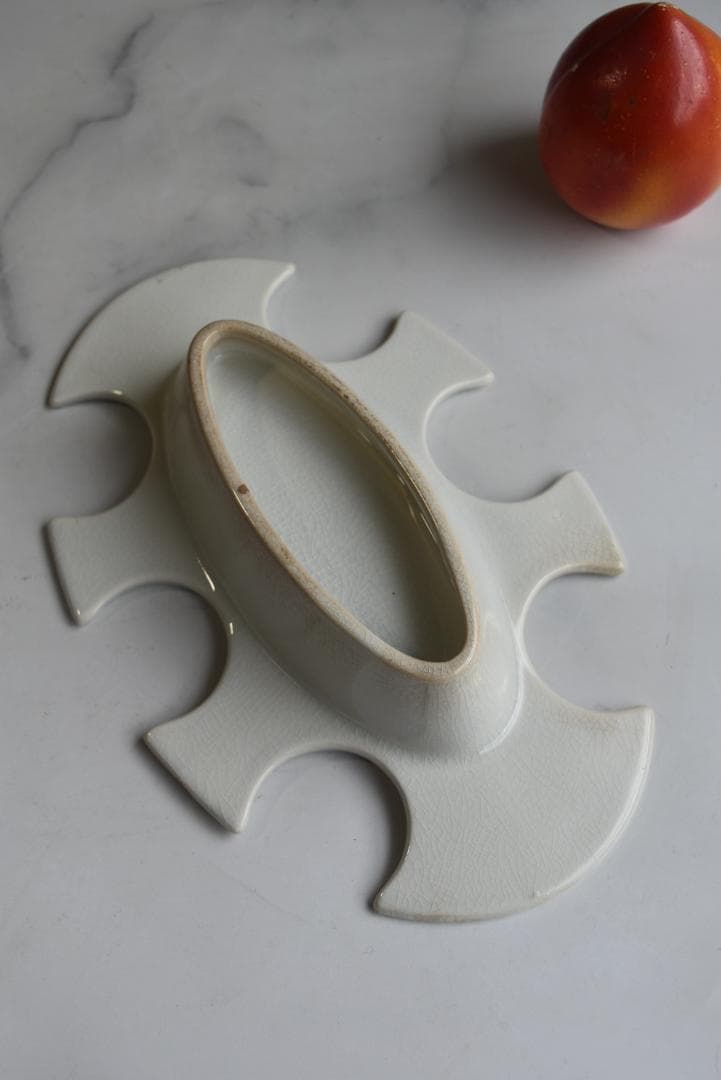 珍品　フランス19世紀　白釉　卵の器　美品　古道具坂田