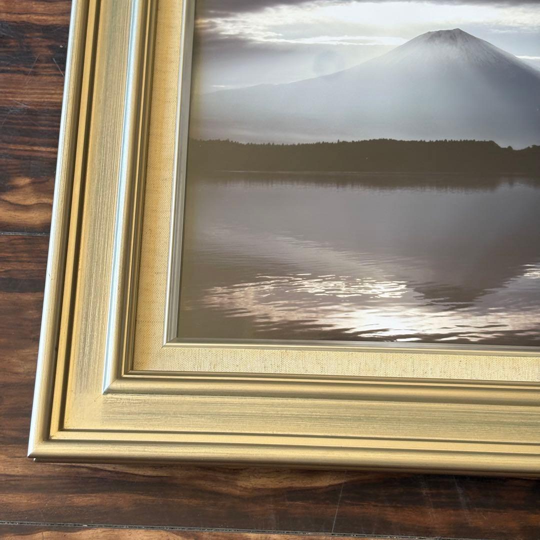 写真「天界からの光」Joshua 額装 富士山 自然 風景 J