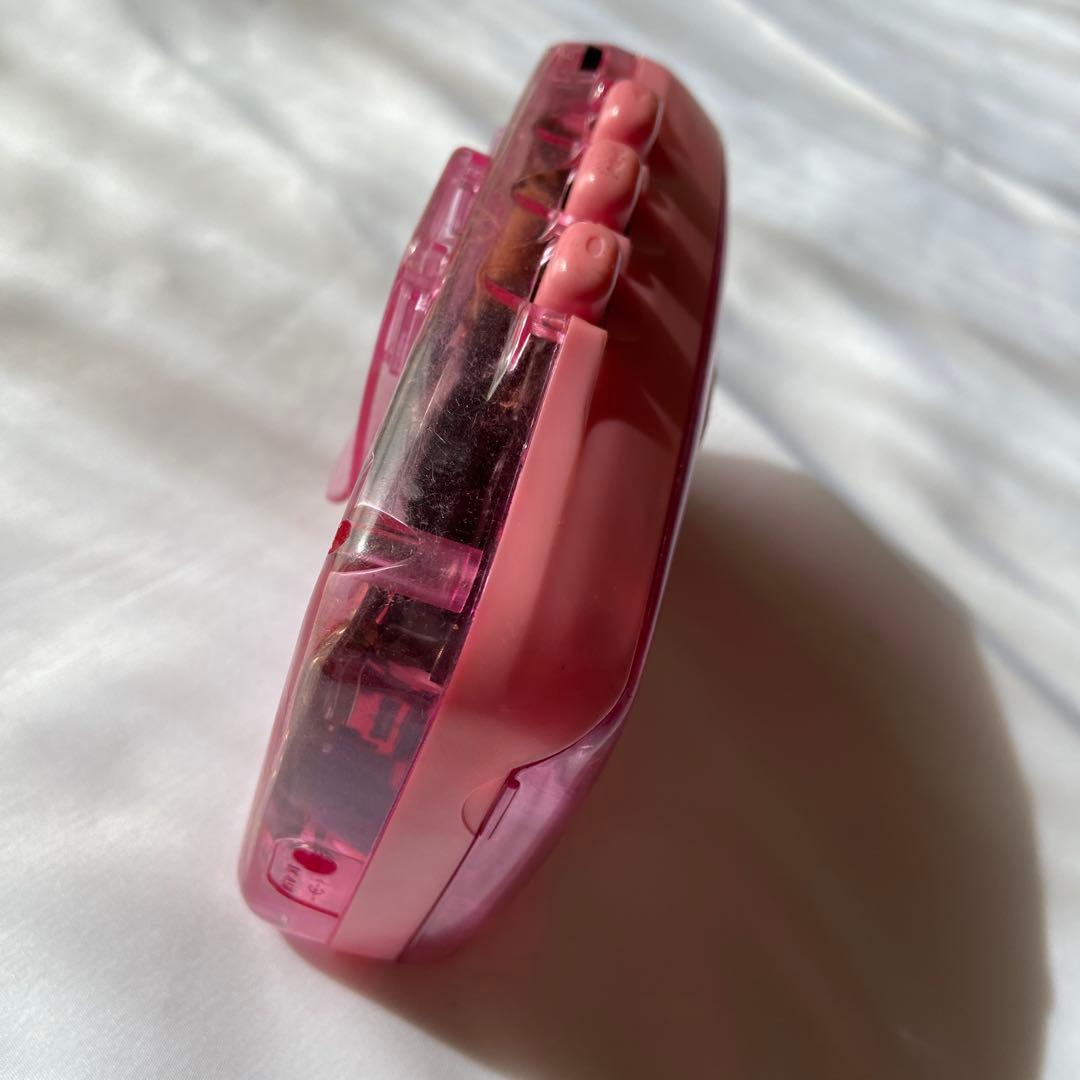 ★超レア★　ハローキティ 　スケルトンカセットプレーヤー ピンク　ウォークマン