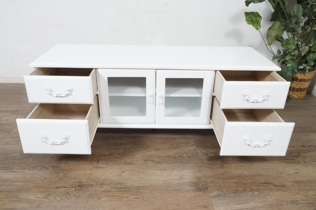 チェルシー　テレビ台　MTV-5772WH 　MTV-5506　２点セット