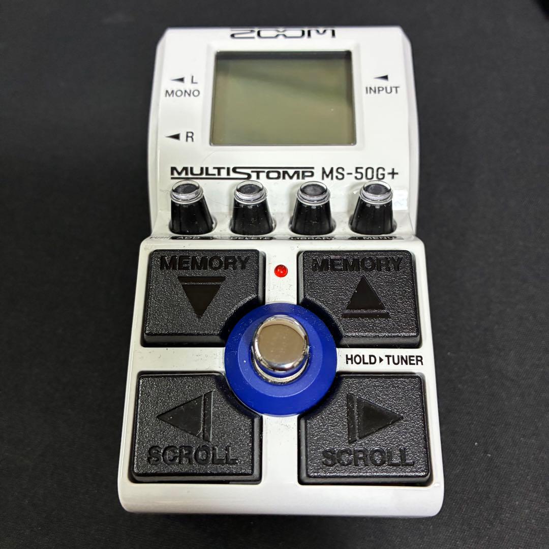 ★程度極上★送料無料★ZOOM MS-50G＋/マルチ★後付フットスイッチ付属