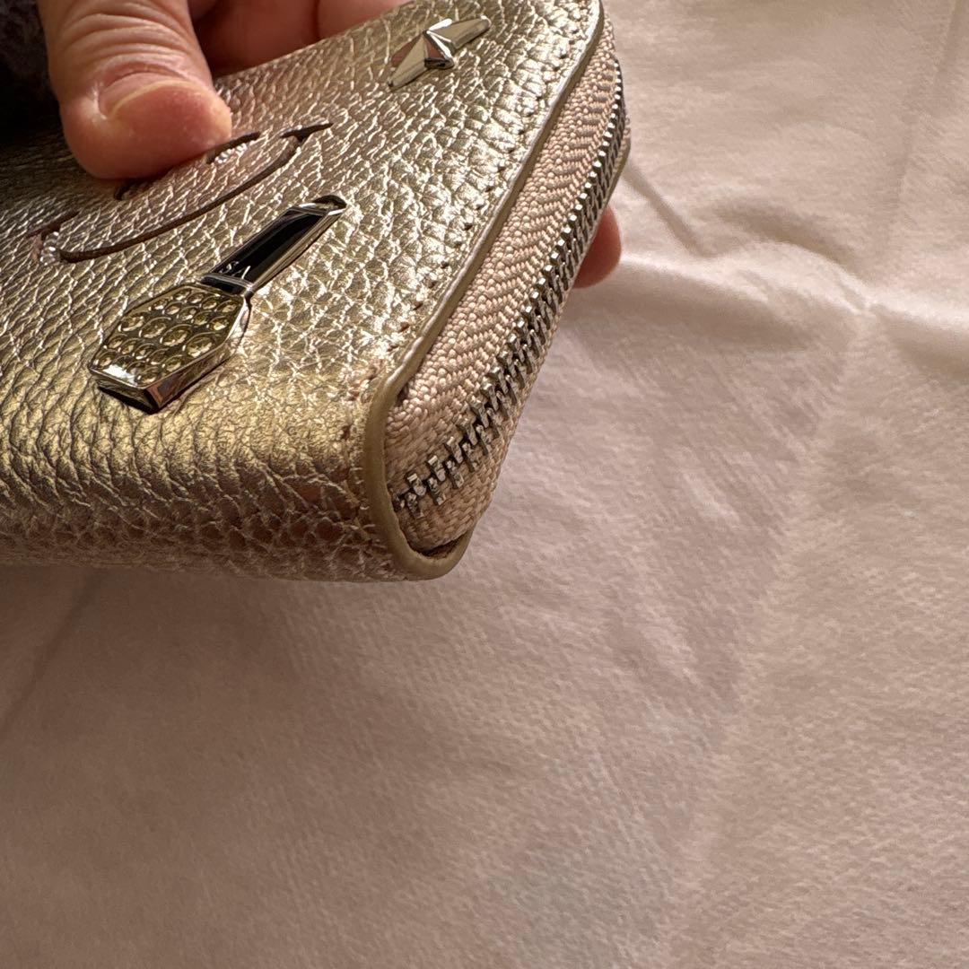 サロンドアルファード　ルクーチェ L字ゴールドミニ財布