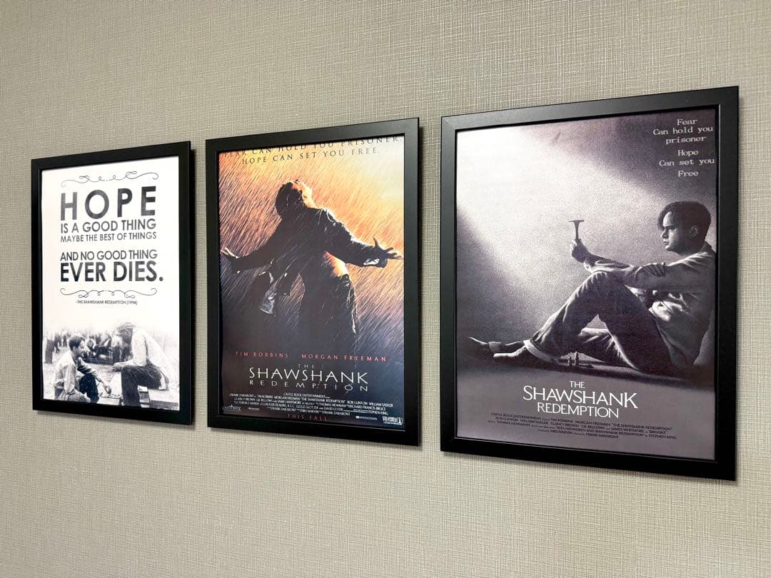No.289フレーム付きキャンバスアート　ショーシャンクの空に　映画ポスター