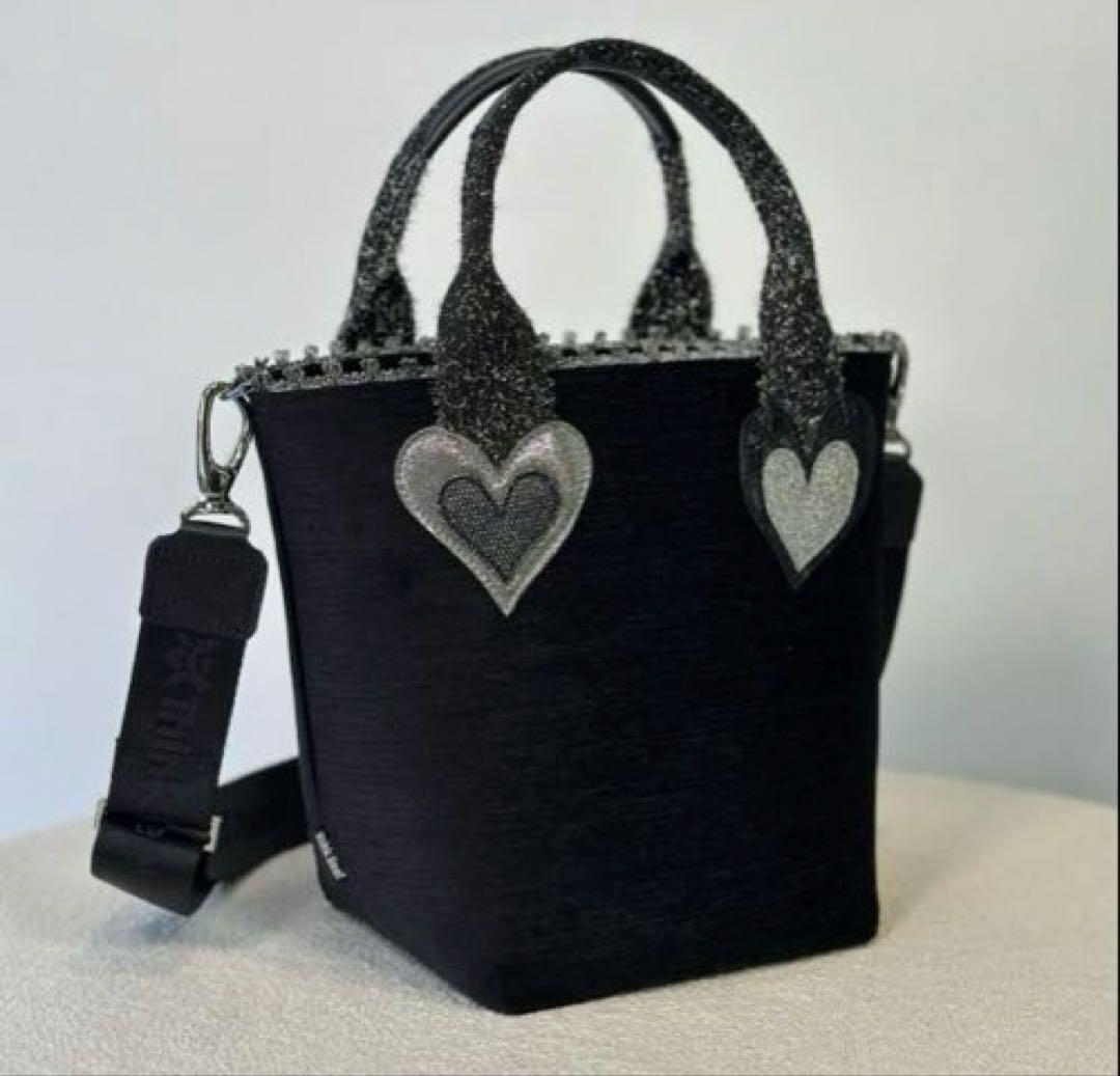 空ページ　シンクビー　新品　グリッターブラックハート