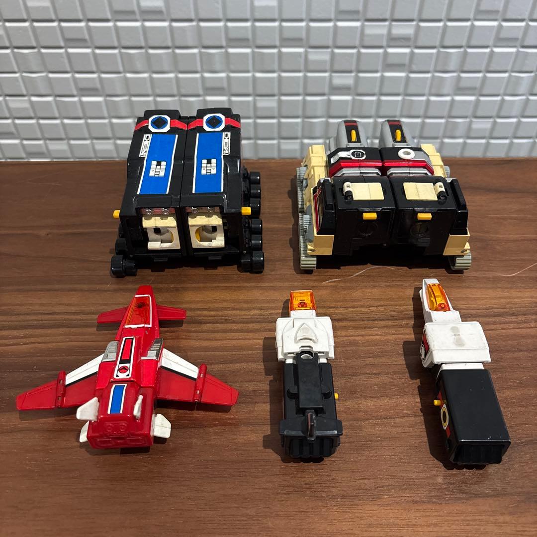 1987年 DX超合金 光戦隊マスクマン 光速合体グレートファイブ バンダイ