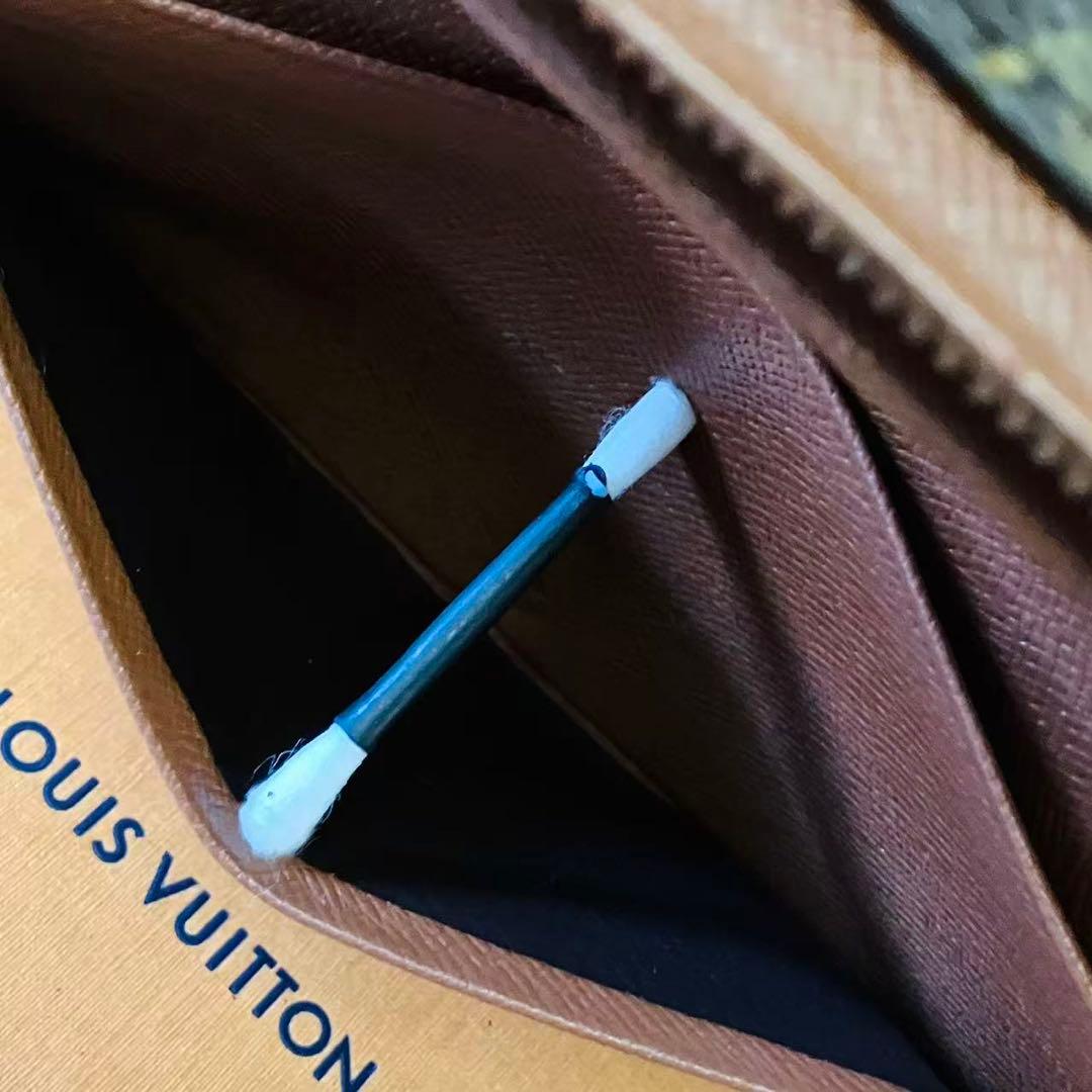LOUIS VUITTON モノグラム トレゾール L字折り財布 内側リペア品❣️
