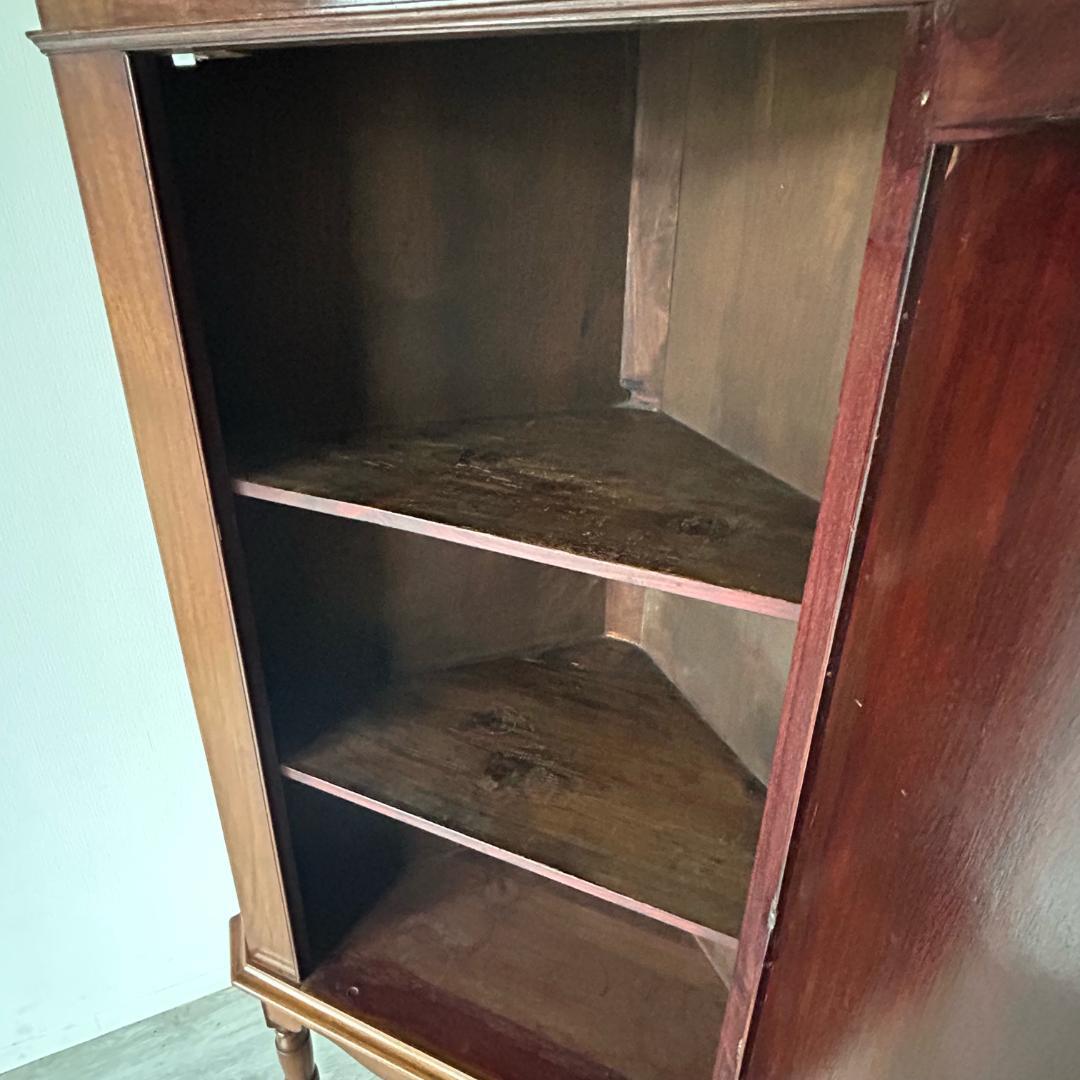 【最終値下げ】イギリス アンティーク　家具 コーナーキャビネット 296A