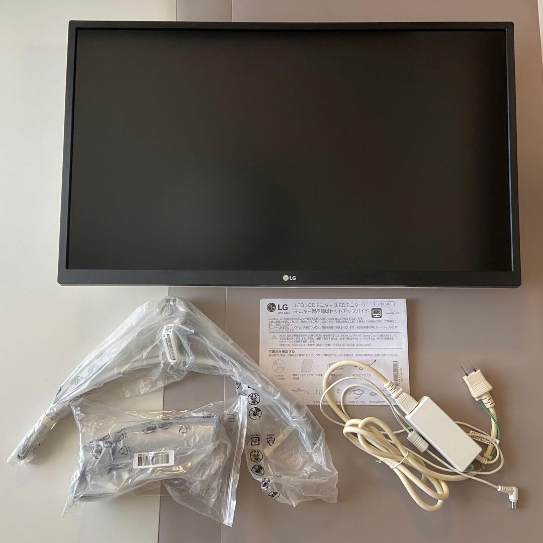 LG モニター ディスプレイ 27UL500-W