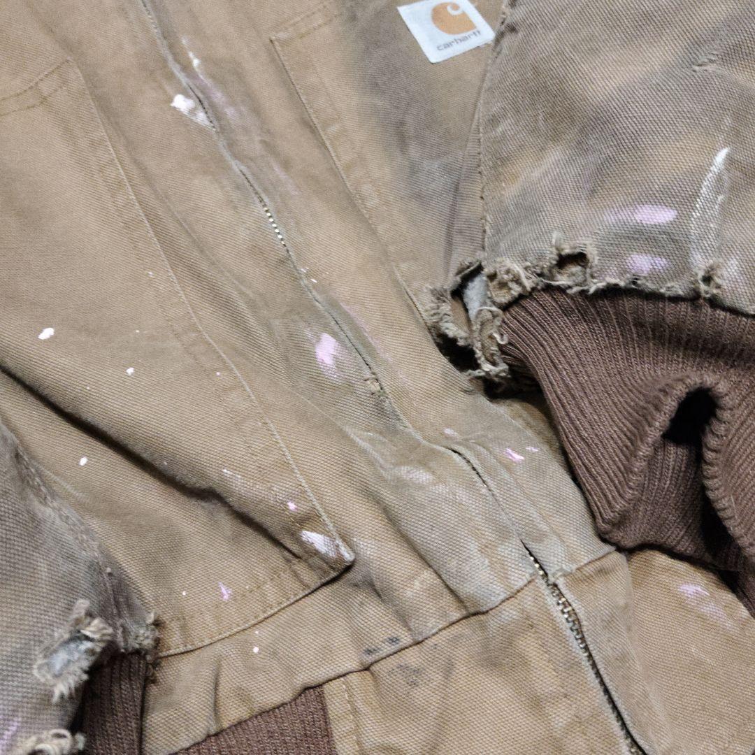 こ*き様 Carharttカーハートアクティブジャケット ダック生地