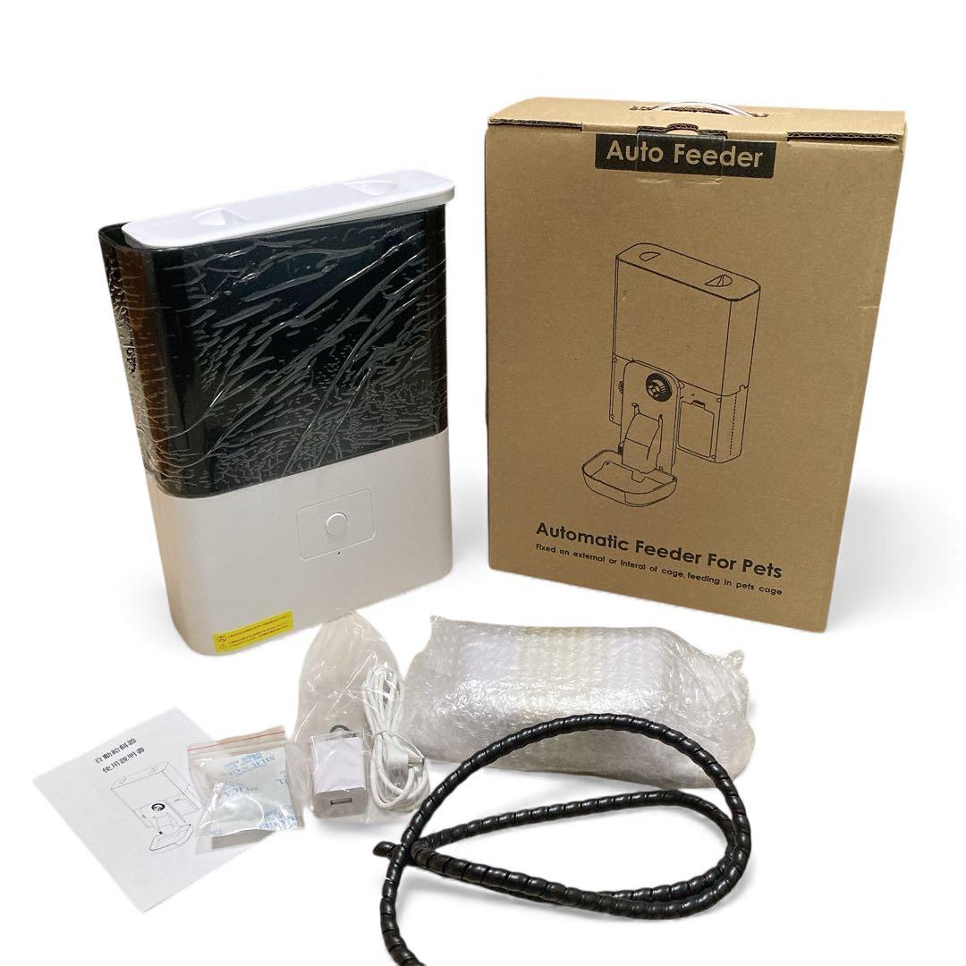 新品　自動給餌器 Wi-Fi ケージ取付タイプ スマホ遠隔操作 ペット 小型犬