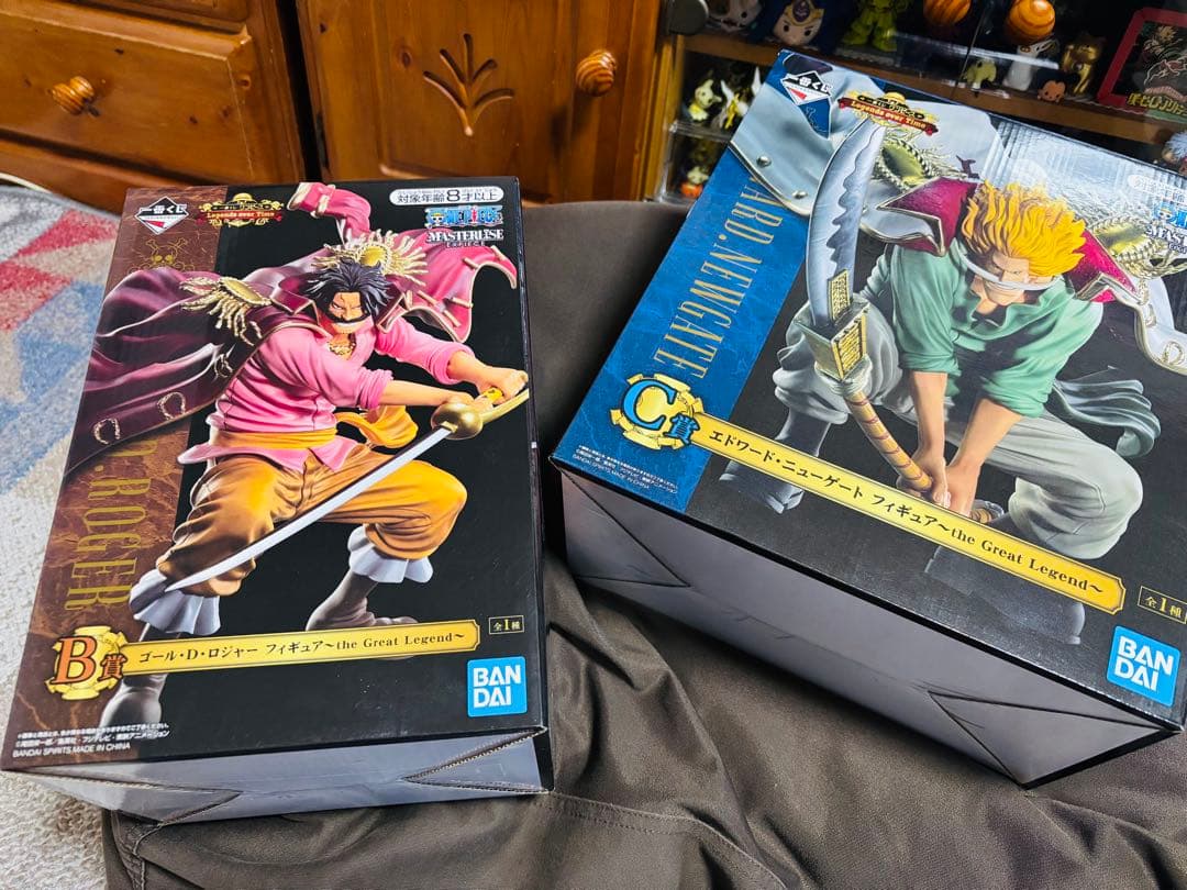 ワンピース一番くじ　ゴールド　ロジャー　ニューゲート　白ひげ　フィギュア