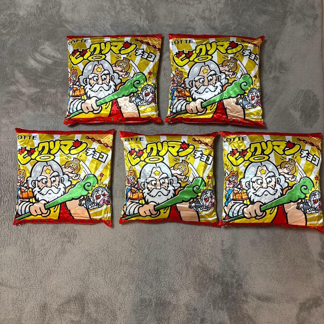 希少　完売品　ビックリマン　クッション　五種　まとめて　セット