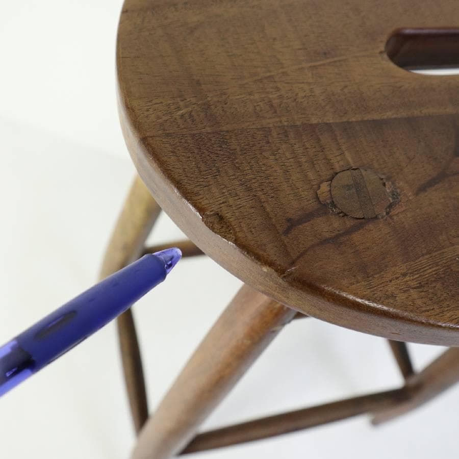 オールドメゾン オーバルスツール 山家シリーズ OMU831LN 座面高70cm