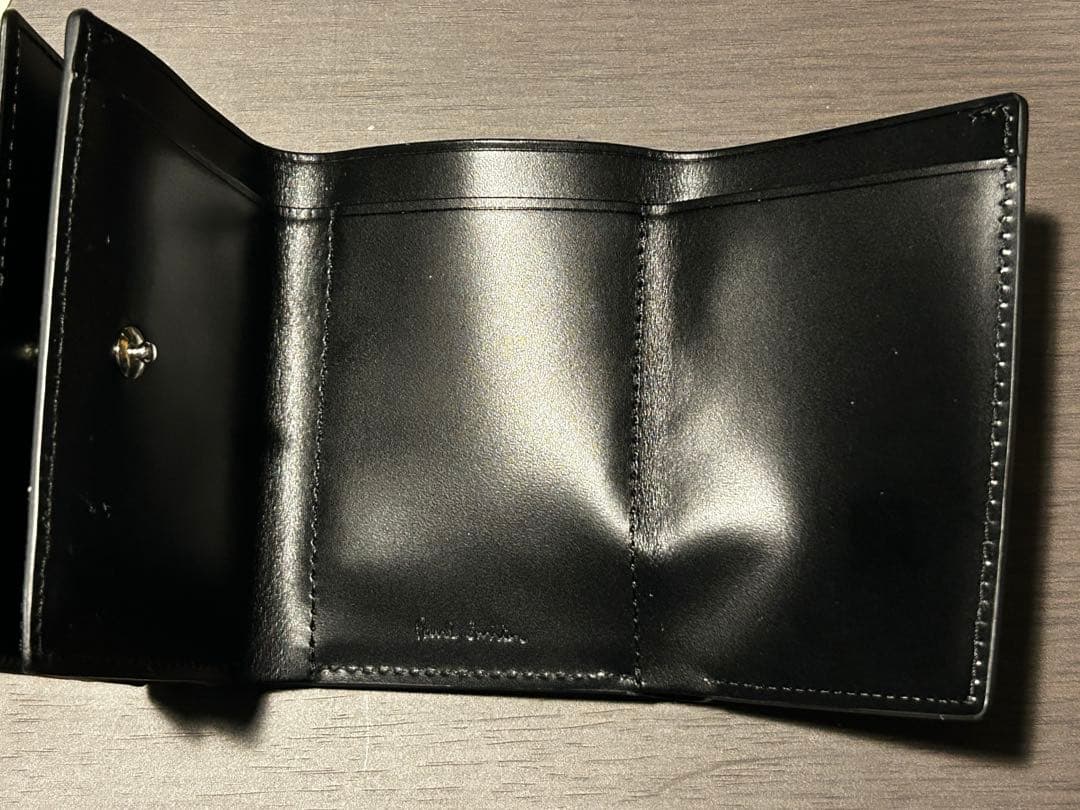 ポールスミス 三つ折り財布 ラビット柄 ブラック