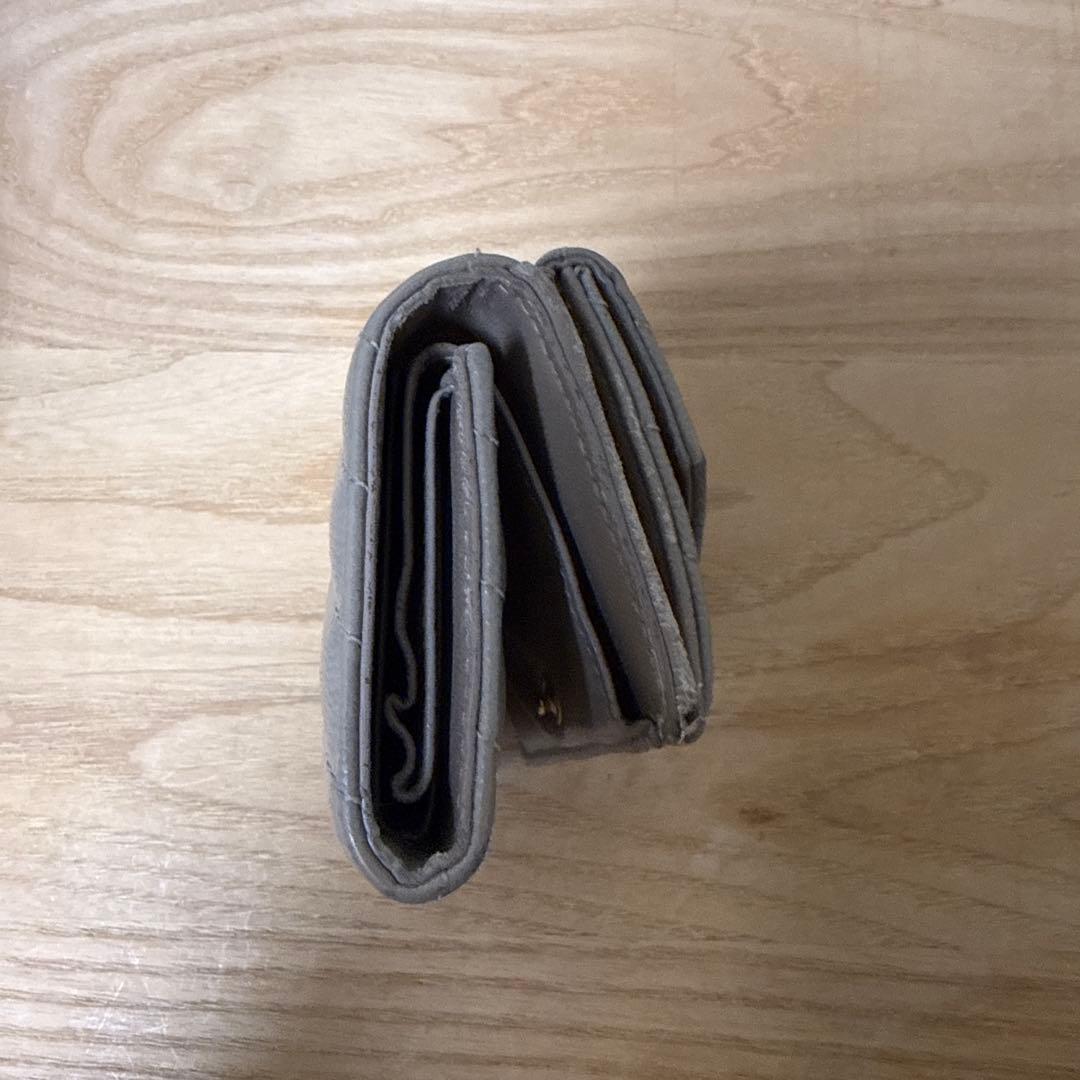 SAINT LAURENT 三つ折り財布 ベージュ