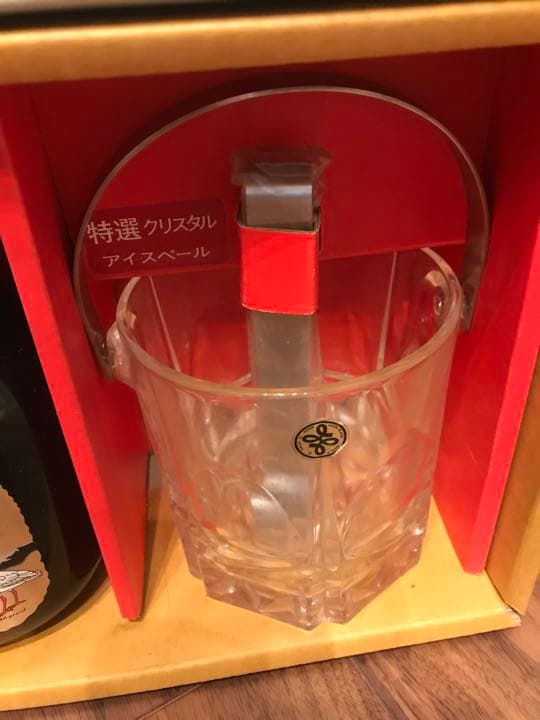 サントリーオールド特級　1982年上越新幹線記念　クリスタルアイスペール